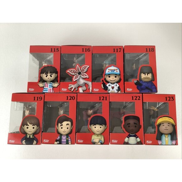 Stranger Things Funko Minis Netflix Vinyl Figures Season 4 Complete Set of 9 New - Picture 5 of 16
